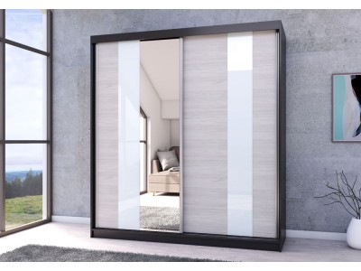 Гардероб с плъзгащи врати Multi 32 (корпус черен)